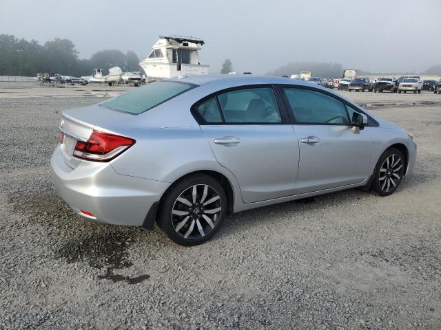 19XFB2F97EE045652 - 2014 HONDA CIVIC EXL ვერცხლისფერი ფოტო 3