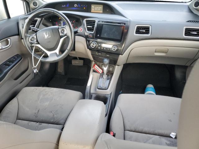 19XFB2F97EE045652 - 2014 HONDA CIVIC EXL ვერცხლისფერი ფოტო 8