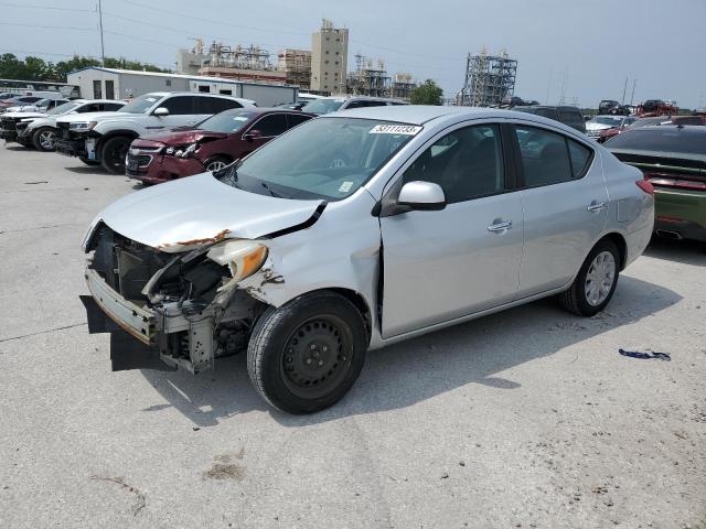 3N1CN7AP5CL843768 - 2012 NISSAN VERSA S SILVER photo 1