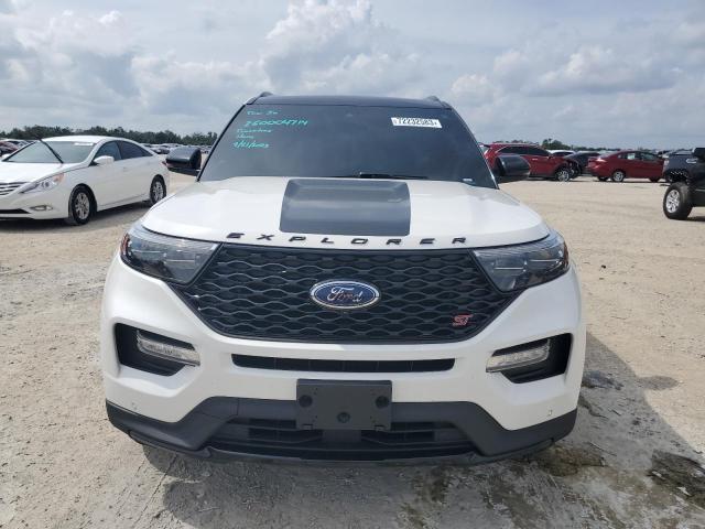 1FM5K8GC9LGD19063 - 2020 FORD EXPLORER ST WHITE photo 5