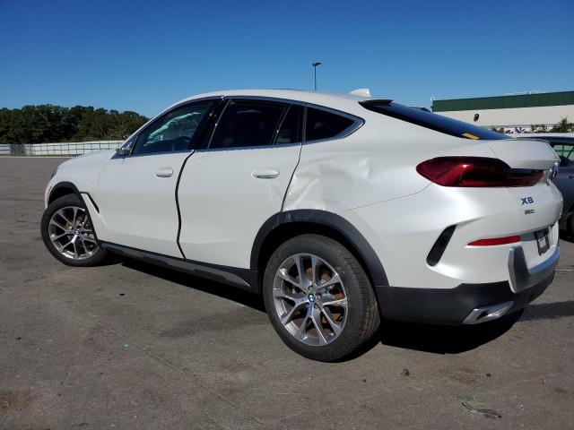 5UXCY6C06P9P43755 - 2023 BMW X6 XDRIVE40I WHITE photo 2