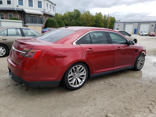 1FAHP2F82EG106011 - 2014 FORD TAURUS LIMITED RED photo 3