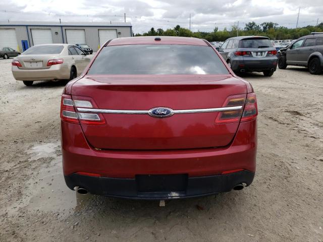 1FAHP2F82EG106011 - 2014 FORD TAURUS LIMITED RED photo 6