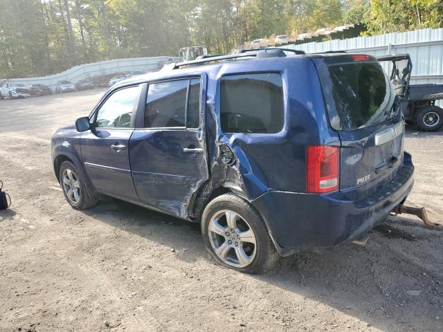 5FNYF4H42FB076264 - 2015 HONDA PILOT EX BLUE photo 2