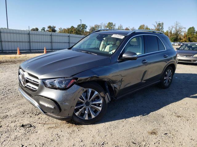 4JGFB5KE1MA321258 - 2021 MERCEDES-BENZ GLE 450 4MATIC GRAY photo 1