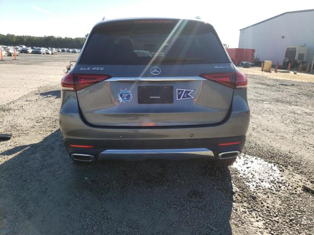 4JGFB5KE1MA321258 - 2021 MERCEDES-BENZ GLE 450 4MATIC GRAY photo 6