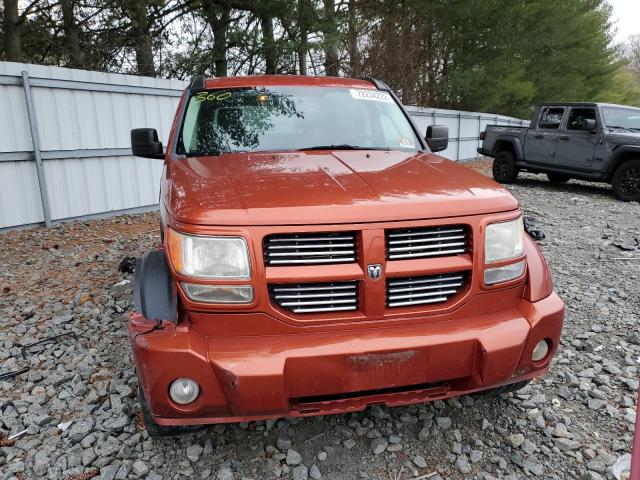 1D8GU58X49W538259 - 2009 DODGE NITRO R/T ORANGE photo 5