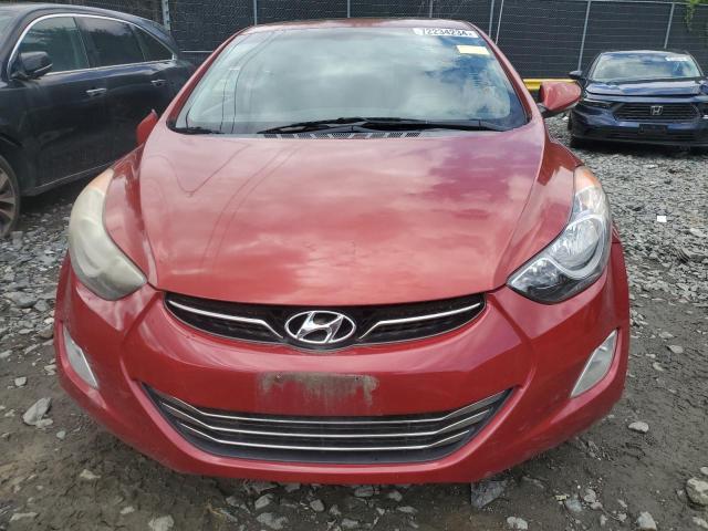 KMHDH4AE7BU106058 - 2011 HYUNDAI ELANTRA GLS RED photo 5