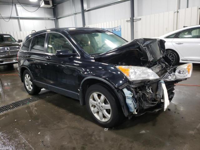 JHLRE48748C046557 - 2008 HONDA CR-V EXL BLACK photo 4