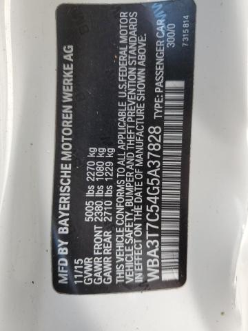 WBA3T7C54G5A37828 - 2016 BMW 435 XI WHITE photo 12