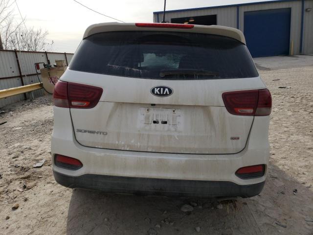 5XYPG4A36LG644319 - 2020 KIA SORENTO L WHITE photo 6