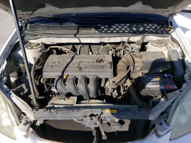 2T1KR32E43C111489 - 2003 TOYOTA COROLLA MA XR WHITE photo 11