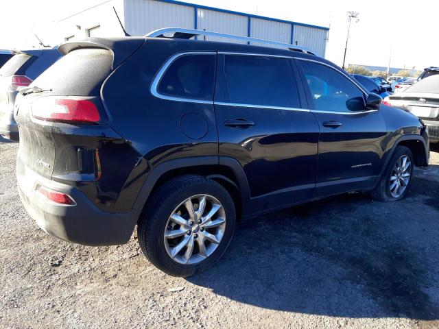 1C4PJLDS2EW313760 - 2014 JEEP CHEROKEE LIMITED BLACK photo 3