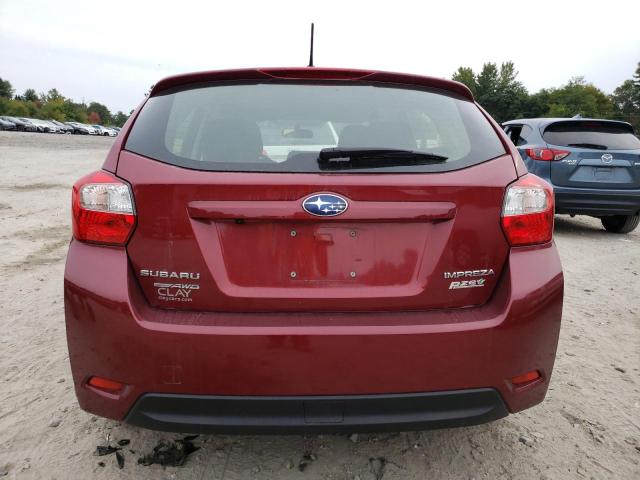 JF1GPAA64FH293680 - 2015 SUBARU IMPREZA RED photo 6