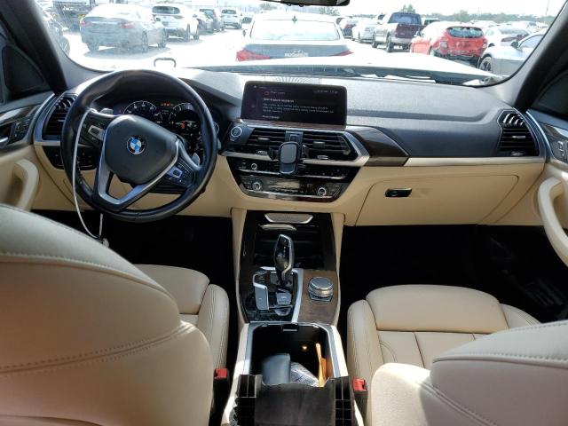 5UXTR7C52KLE93881 - 2019 BMW X3 SDRIVE30I WHITE photo 8