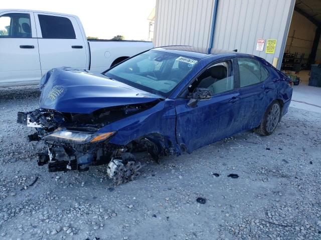 4T1G11AK5PU107559 - 2023 TOYOTA CAMRY SE NIGHT SHADE BLUE photo 1