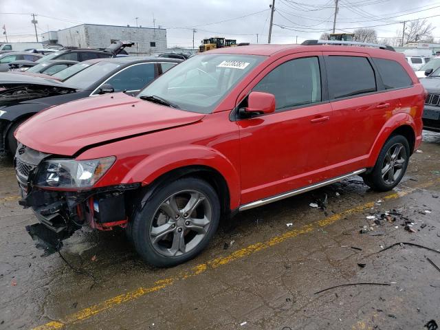 3C4PDCGB2HT501093 - 2017 DODGE JOURNEY CROSSROAD RED photo 1