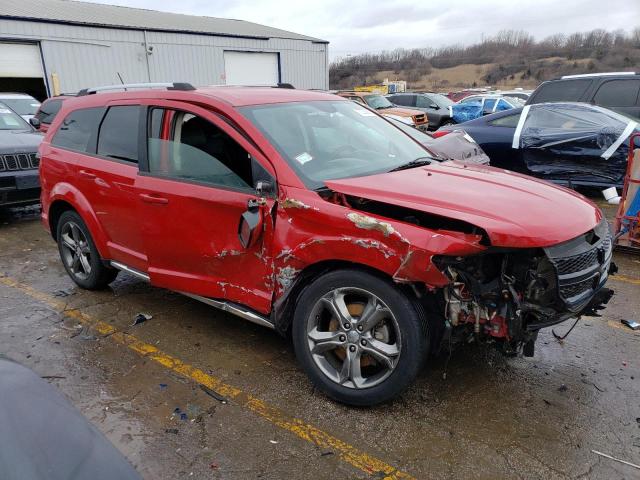 3C4PDCGB2HT501093 - 2017 DODGE JOURNEY CROSSROAD RED photo 4