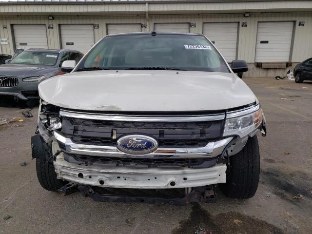 2FMDK3JC6DBA02695 - 2013 FORD EDGE SEL WHITE photo 5