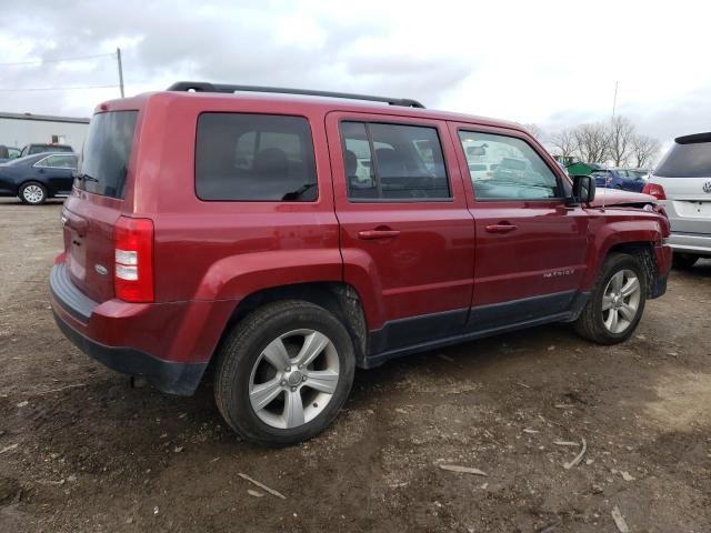 1C4NJPFB8ED826342 - 2014 JEEP PATRIOT LATITUDE RED photo 3