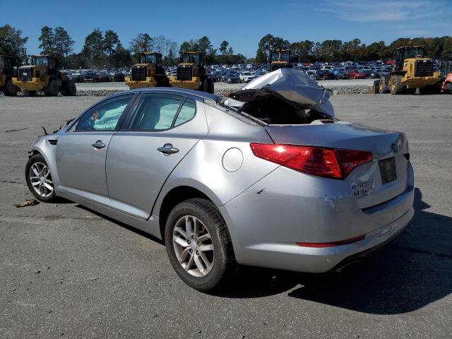 5XXGM4A79DG233899 - 2013 KIA OPTIMA LX SILVER photo 2