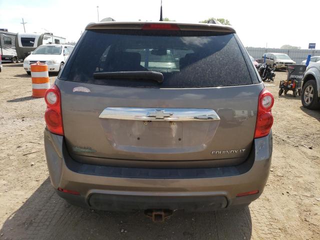 2CNALDEW3A6405452 - 2010 CHEVROLET EQUINOX LT BROWN photo 6