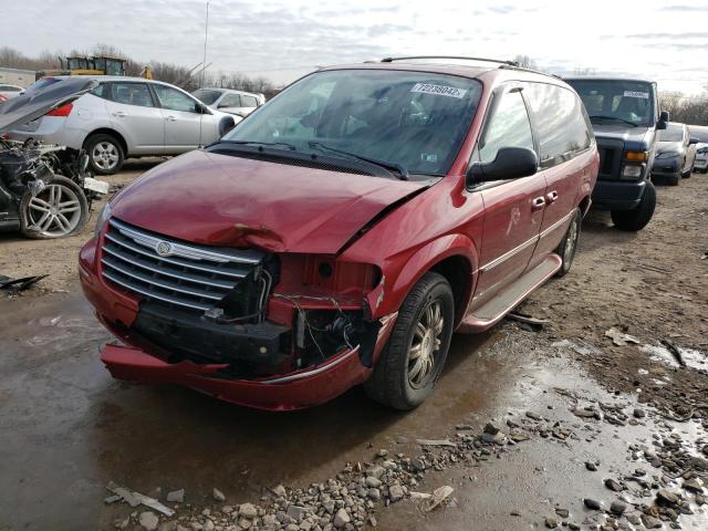 2A4GP54L96R847426 - 2006 CHRYSLER TOWN & COU TOURING RED photo 1