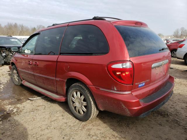 2A4GP54L96R847426 - 2006 CHRYSLER TOWN & COU TOURING RED photo 2