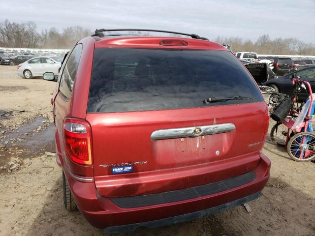 2A4GP54L96R847426 - 2006 CHRYSLER TOWN & COU TOURING RED photo 6