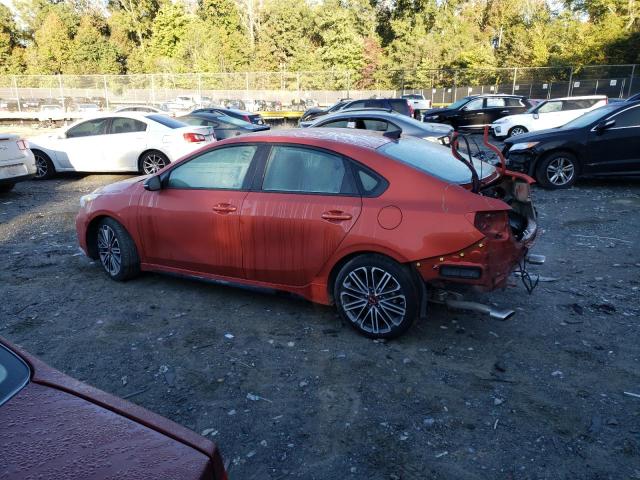 3KPF44AC2LE172816 - 2020 KIA FORTE GT ORANGE photo 2