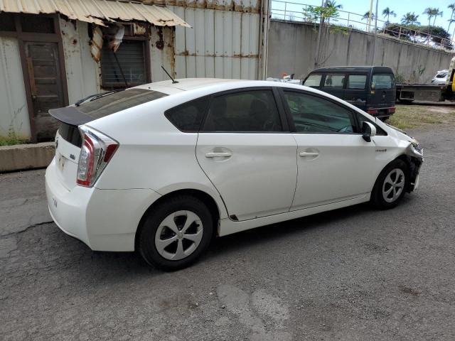 JTDKN3DU9C5510587 - 2012 TOYOTA PRIUS WHITE photo 3