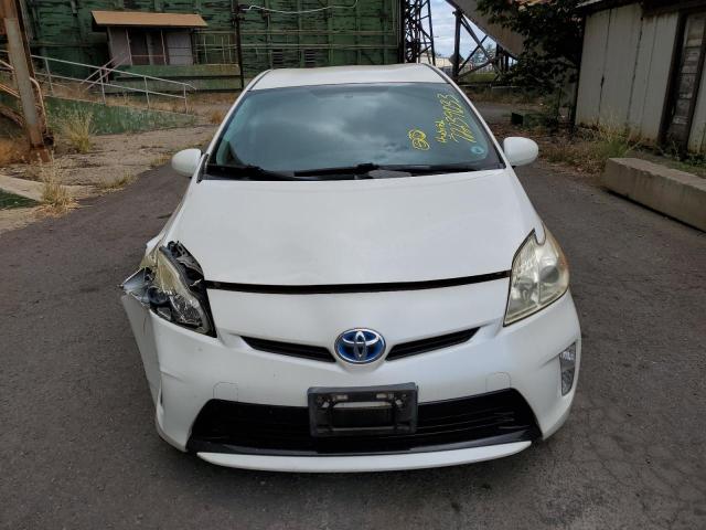 JTDKN3DU9C5510587 - 2012 TOYOTA PRIUS WHITE photo 5