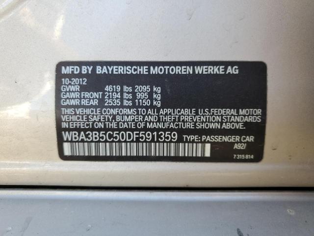 WBA3B5C50DF591359 - 2013 BMW 328 XI SULEV BEIGE photo 12