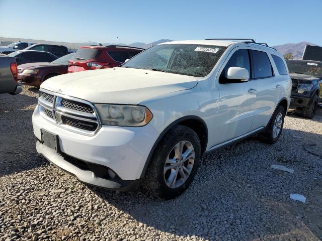 1C4RDJDG2CC187866 - 2012 DODGE DURANGO CREW WHITE photo 1