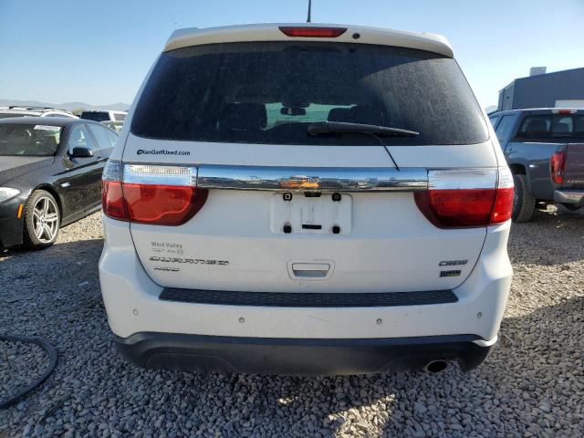 1C4RDJDG2CC187866 - 2012 DODGE DURANGO CREW WHITE photo 6