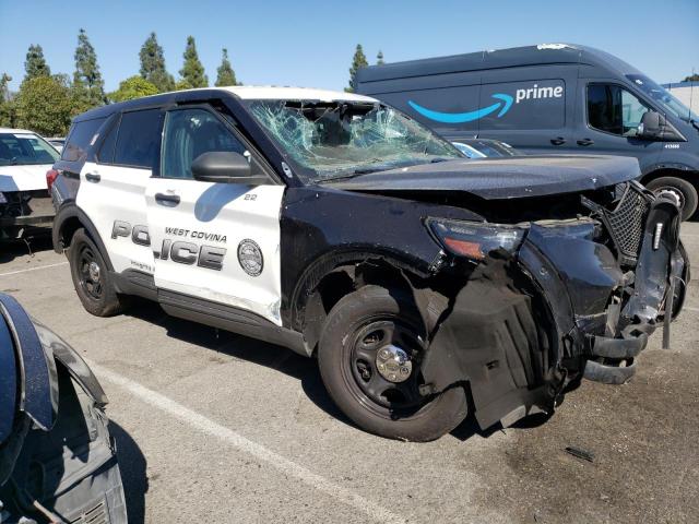 1FM5K8AB5LGA97377 - 2020 FORD EXPLORER POLICE INTERCEPTOR შავი ფოტო 4