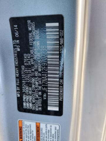 JF1ZNAA12F9702238 - 2015 TOYOTA SCION FR-S ვერცხლისფერი ფოტო 13