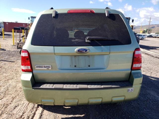 1FMCU03128KB15149 - 2008 FORD ESCAPE XLT GREEN photo 6