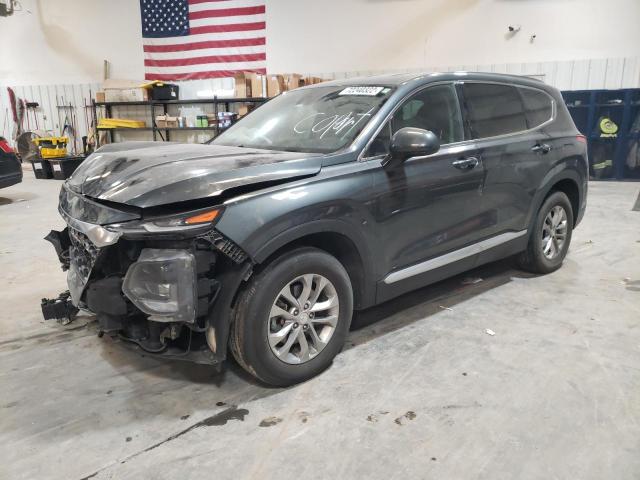 5NMS33AD7KH047998 - 2019 HYUNDAI SANTA FE SEL CHARCOAL photo 1