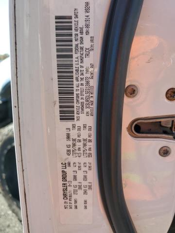 3C6UR5DL5EG120072 - 2014 RAM 2500 SLT WHITE photo 12