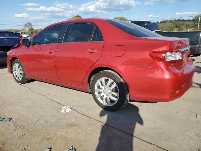 5YFBU4EE1CP041871 - 2012 TOYOTA COROLLA BASE RED photo 2