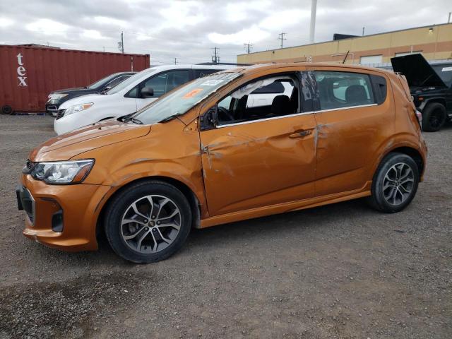 1G1JD6SH4H4172883 - 2017 CHEVROLET SONIC LT ORANGE photo 1