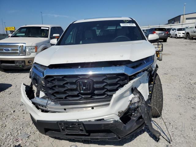 5FNYF8H51NB020170 - 2022 HONDA PASSPORT EXL WHITE photo 5