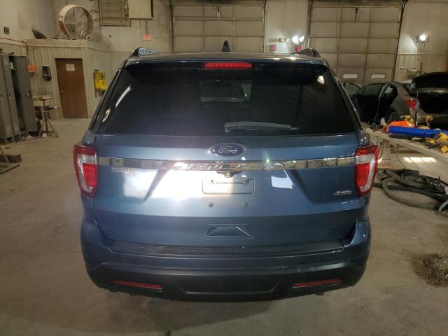 1FM5K8B84JGB30966 - 2018 FORD EXPLORER BLUE photo 6