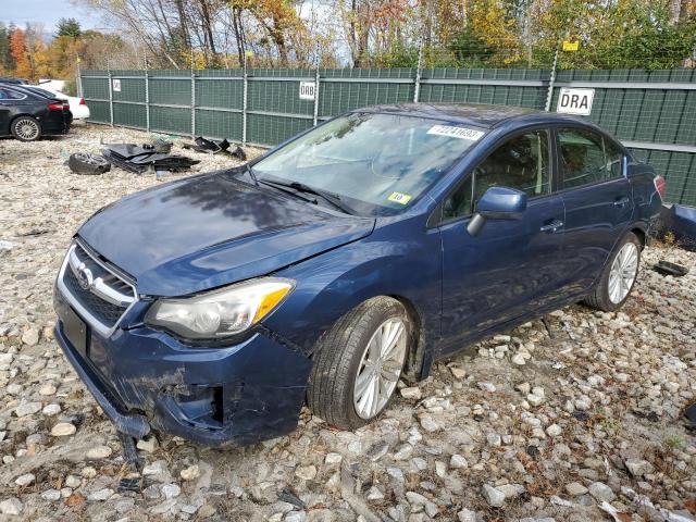 JF1GJAG61DH012442 - 2013 SUBARU IMPREZA LIMITED BLUE photo 1