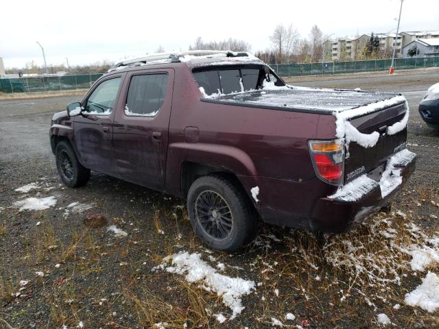 2HJYK16528H511170 - 2008 HONDA RIDGELINE RTL BURGUNDY photo 2