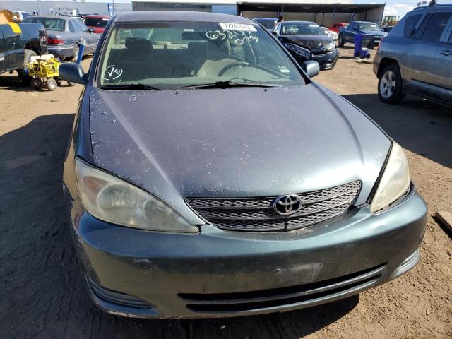 4T1BE32K32U563139 - 2002 TOYOTA CAMRY LE GREEN photo 5