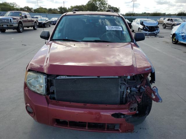 1FMCU9D75AKB95379 - 2010 FORD ESCAPE XLT RED photo 5