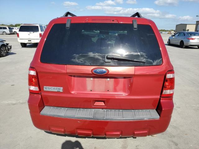 1FMCU9D75AKB95379 - 2010 FORD ESCAPE XLT RED photo 6