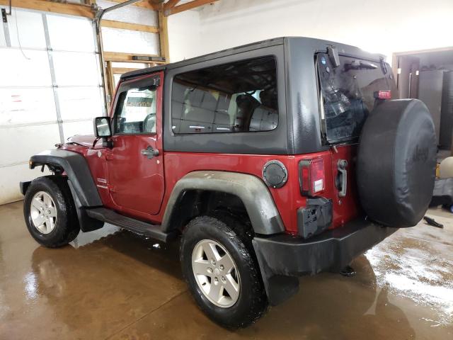 1J4AA2D1XBL549698 - 2011 JEEP WRANGLER SPORT BURGUNDY photo 2